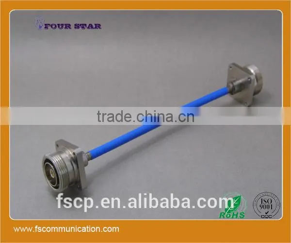 Semi-flexible RG401 Cable Assembly With 7/16 Female 32mmSQ Flange Connectors photo-2