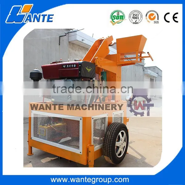WANTE MACHINERY WT1-20 Compact Interlocking Clay Brick Making Plant Price photo-4