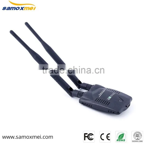 300Mbps Wireless-N 802.11N Highpower Wifi USB Adapter With Double Antennas photo-2