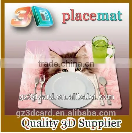 Famous People 3d Lenticular Table Mats 2015 Good Looking With PET Material photo-6