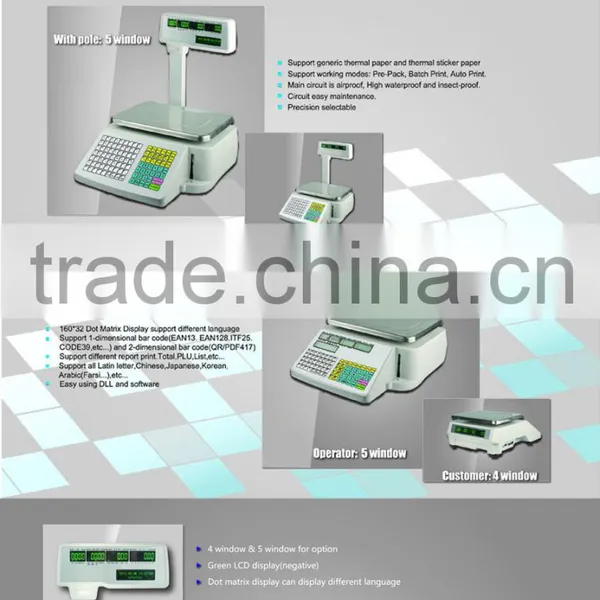3-30kg Barode Label Printing Scale photo-5