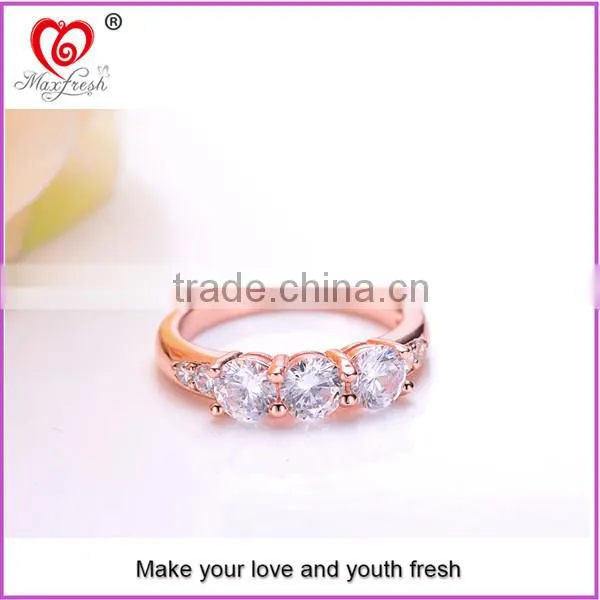New Design Rings China Gold Supplier Maxfresh Supply High Quality Wedding Love Rings