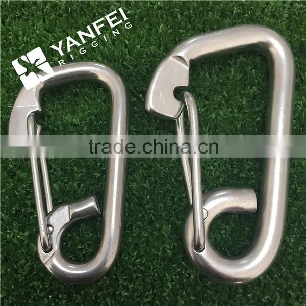 Stainless Steel Delta Simple Snap Hook With Eye photo-4
