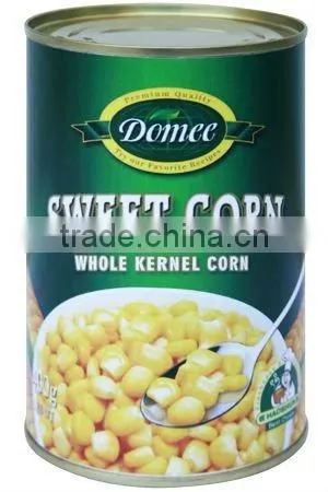 Sweet Corn Canned Yellow Sweet Corn in Tins Fresh and Delicious