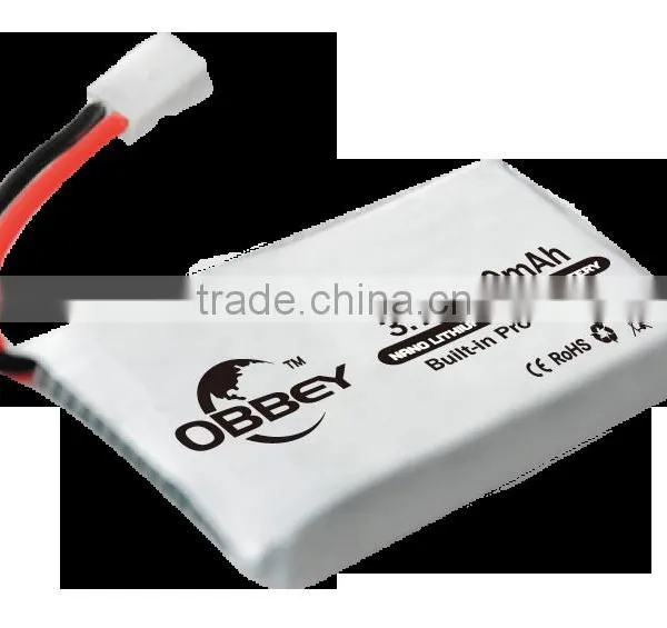 1S 3.7v 1200mAh Small rc Lithium Polymer Battery photo-5