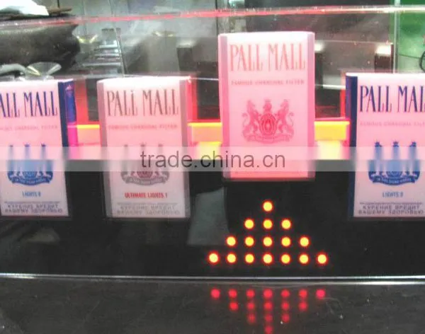 Hot Sale Acrylic Cigarette Display Boxes, Led Illuminated Acrylic Tabacco Display Case photo-5