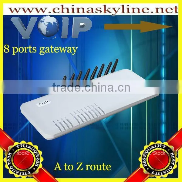 4/8/16 Ports Goip Gsm Voip Gateway Termination Voip Business Cordless Phones With Sim