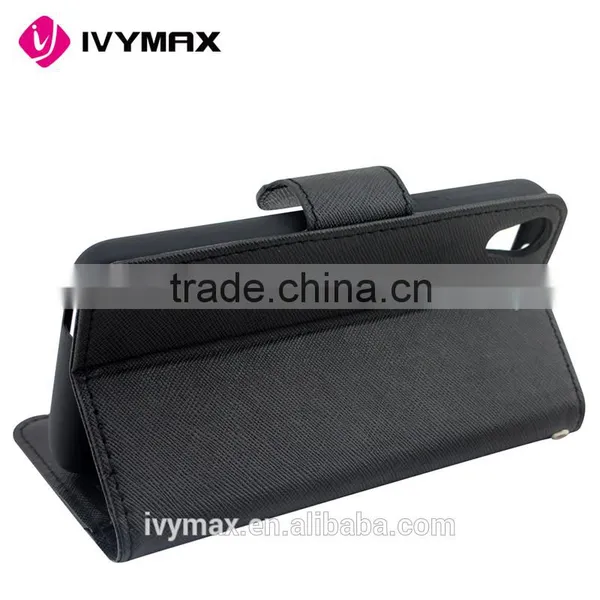 2016 Trending Products Wallet Phone Case With Wrist Strap Black Style Cover Slim Leather Case for HTC 626 photo-6