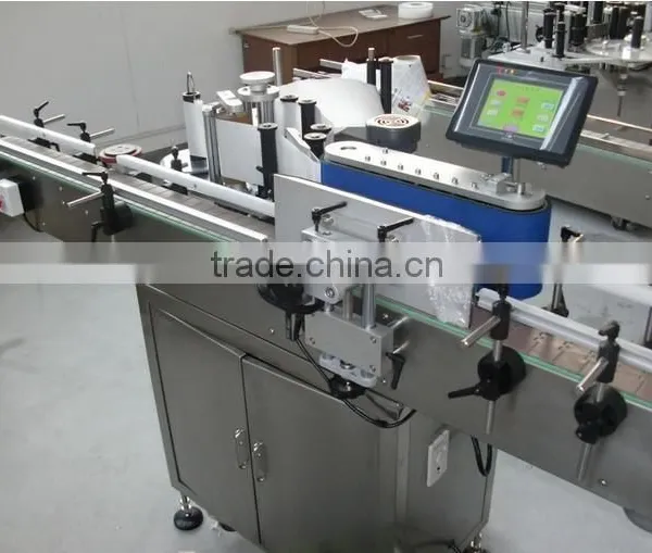 automatic 10ml e-cig liquid bottle labeling machine,roll-fed labeling machine,auto non-dry sticker labeling machine