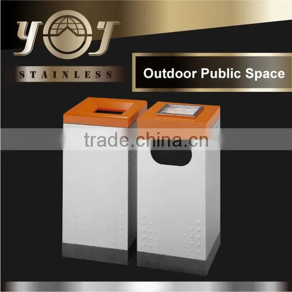 Wholesale Decorative Stainless Steel Outdoor Standing Ashtray photo-5
