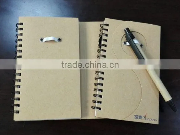 Eco Friendly Recycled Notebook With Pen photo-4