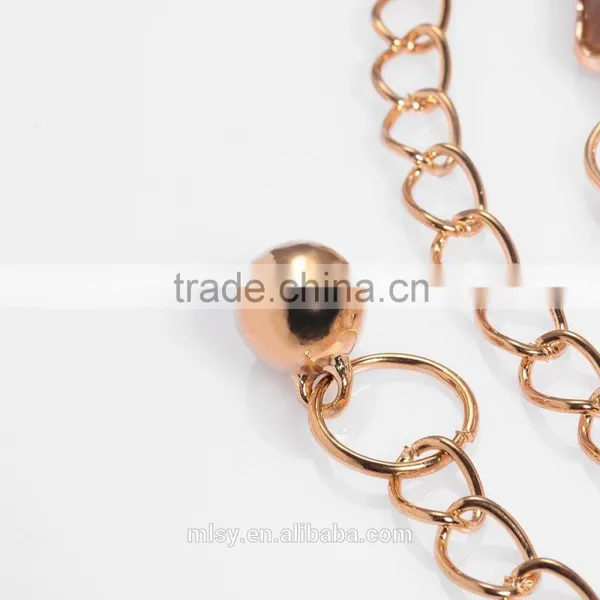 Fancy Gold Waist Chain Jewelry Brightness F1-80147 photo-4