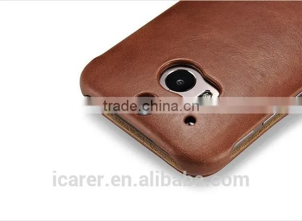 Genuine Leather Right Open Case For HTC ONE M8 photo-5