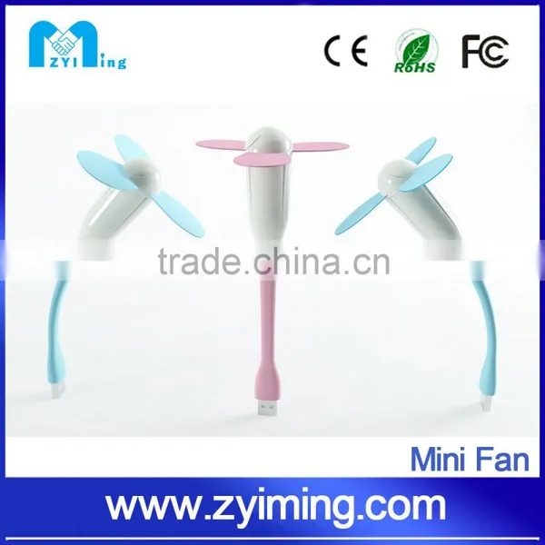 Zyiming Hot Selling Summer Mini Fan YM-F28 Usb Led Fan With Strong Wind photo-4