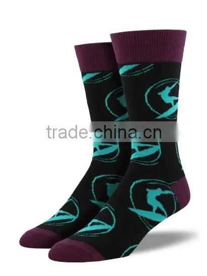New USA Fashion Arrival Best Quality Combed Cotton Custom Made Men Fancy Dress Socks photo-2