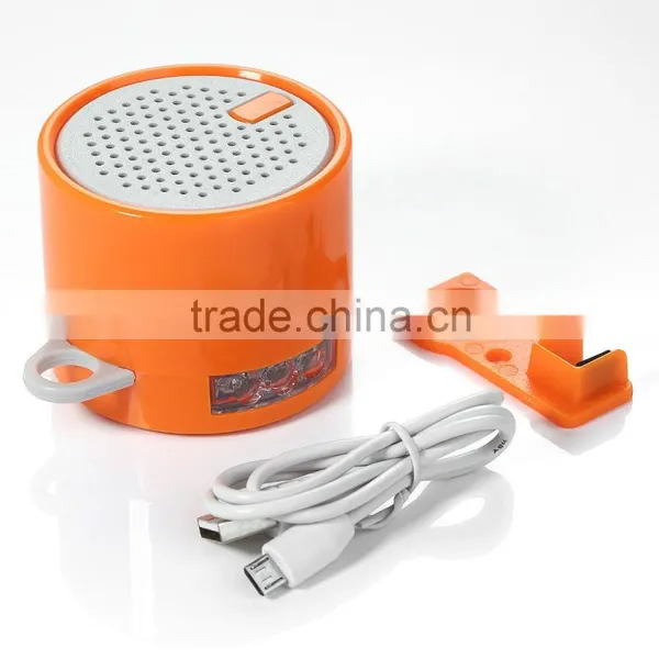Popular Portable Mini Bluetooth Speaker With Phone Stand and LED Torch Lighting photo-4
