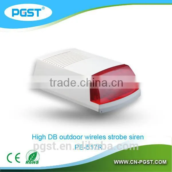 Wireless Outdoor Water-proof Solar Strobe Siren Alarm System 433/868mhz Backup Battery photo-4