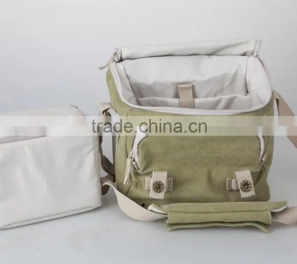 Caden Canvas Functional Camera Large Shoulder Bag photo-5