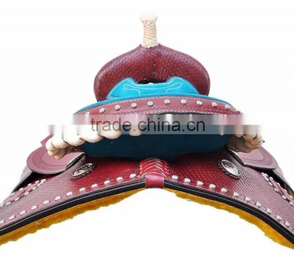 New Horse Western Pleasure Saddle Premium Quality WS127 photo-3