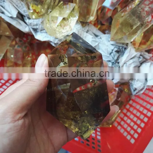Wholesale Natural Rock Polished Citrine Quartz Points for Sale photo-2