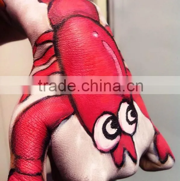 Glow and Safe Body Paint Hottest Waterbased Football Face Body Paint Kit World Cup Face Body Painting photo-2