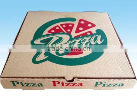 Attractive and Designed Well Kraft Pizza Box/cheap Price and High Quality Pizza Box