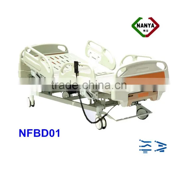 CE Approved NFBD01 Electric hospital beds with central locking system