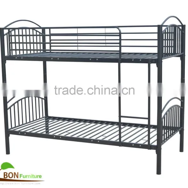 Metal Twin Sleeper Bed /metal Bunk Bed With Bending Side Rails