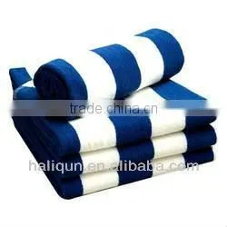 100% Cotton Stripe Towel Blue And White Terry Towel