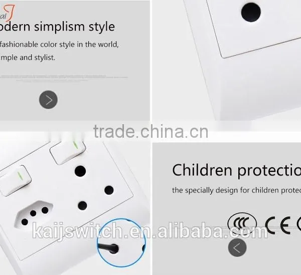 China Supplier South Africa Wall Light Switch and Socket photo-3