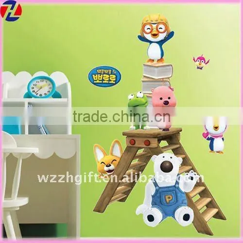 Cartoon Character Adhesived Wallpaper Sticker for Home Decoration photo-4