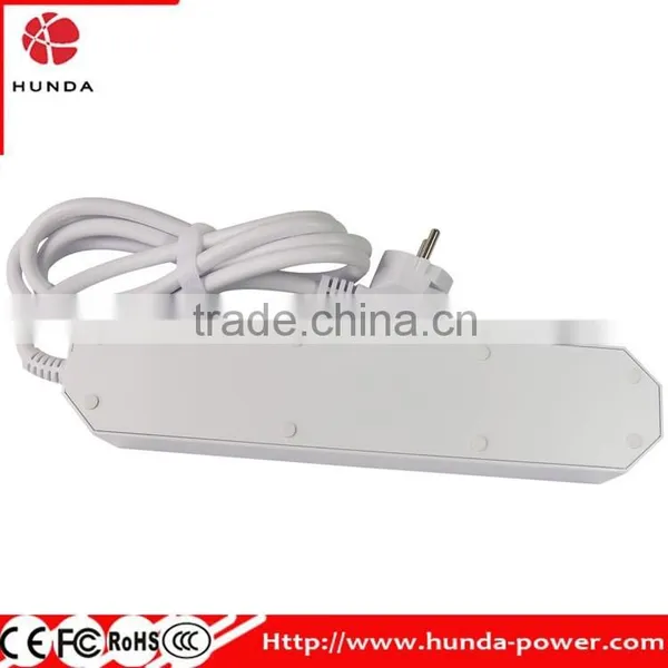 New Arrival 3 Outlet Surge Protector Power Strip With Triple 3.4A USB Charging Ports, With 1.8M Power Cord photo-4
