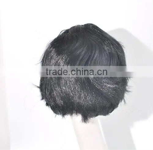 Japanese Style Short Black Wig With Bangs Synthetic Wig N245 photo-3