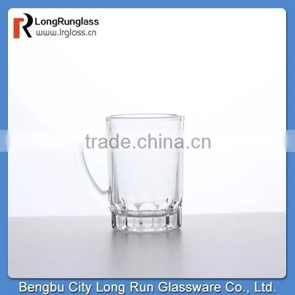LongRun 85ml Small Glass Mugs Unique Bottom photo-2
