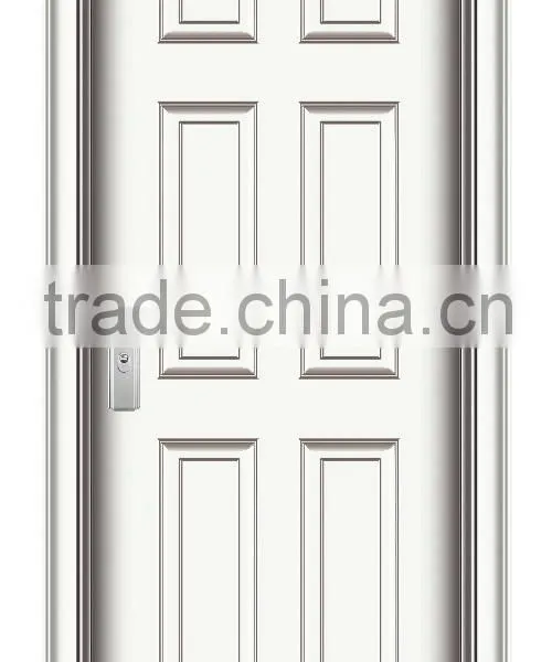 China Directly Export Fashion American Steel Doors Cheap Security Door photo-2