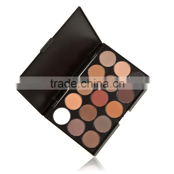 Professional 15 Colors Women Cosmetic Makeup Neutral Nudes Warm Eyeshadow Palette photo-4