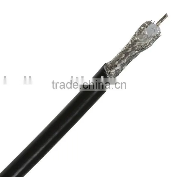 RG6/U Coaxial Cable(Coaxial Cable RG6/U,RG6 Cable) With Plug,used for Household TV System