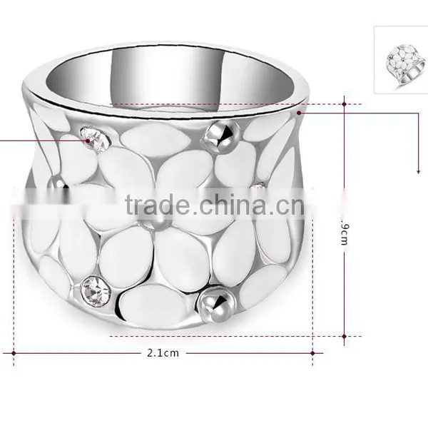 New Arrive Best Selling Latest Design Silver Plating Seal Ring photo-2