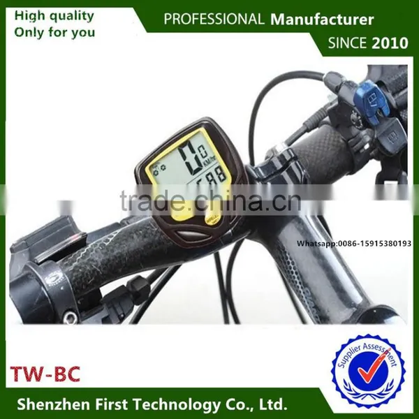 Digital LCD Blue Backlight Bicycle Speedometer Odometer Cycling Bike Computer photo-5