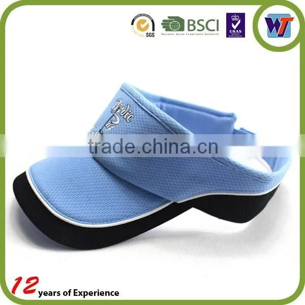 Good quality hot sale sunvisor caps/sunvisor caps hats wholesale