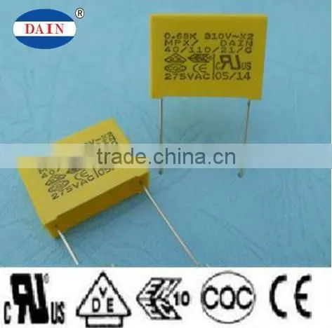 Metallized Polypropylene Film x2 Capacitor 275v for Used in Internet tv Set Top Box