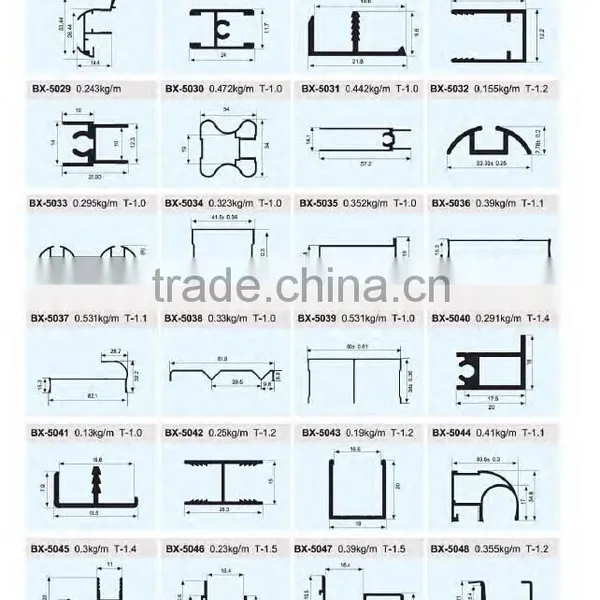 All Kinds of Aluminum Window&doors Profiles photo-3