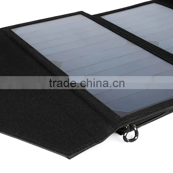 High Efficiency 20W Waterproof Foldable Solar Mobile Phone Charger photo-4