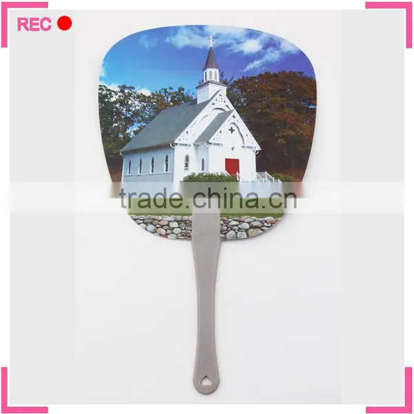 Manual Hand Fan Custom Printed, Custom Plastic Hand Fan photo-2