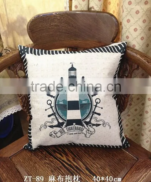 Nature Linen Material Custom Printed Cushion Pillow photo-5