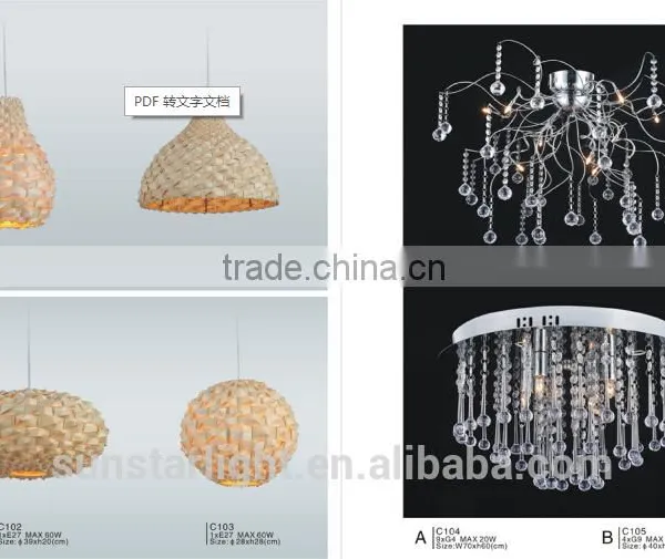 Modern Wooden Pine Cone Pendant Lamp / Pendant Light photo-4