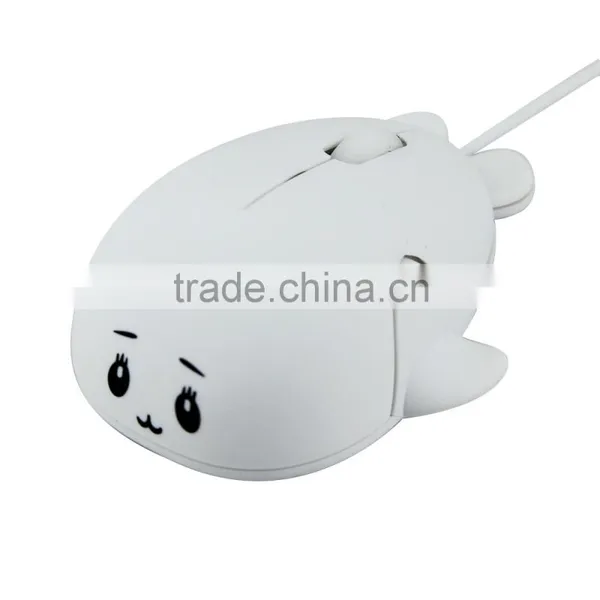 Endangered Species Dolphin Shape Optical Wired Gift Mouse photo-2