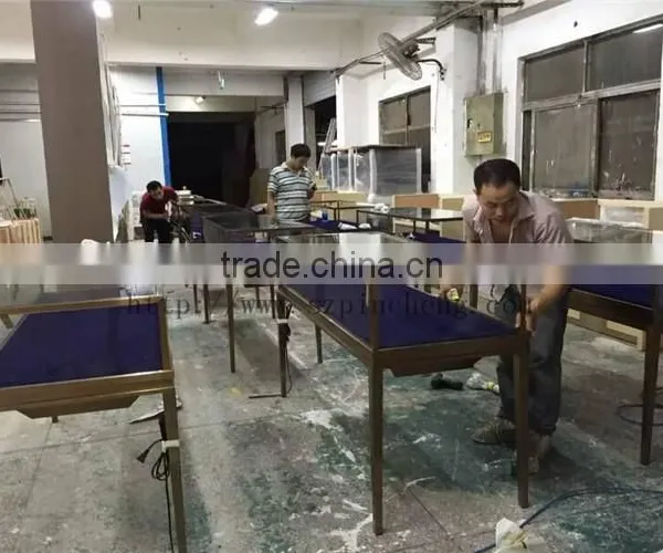 Customized Metal Material Luxury Glass Watch Jewelry Lighting Display Cabinets photo-6