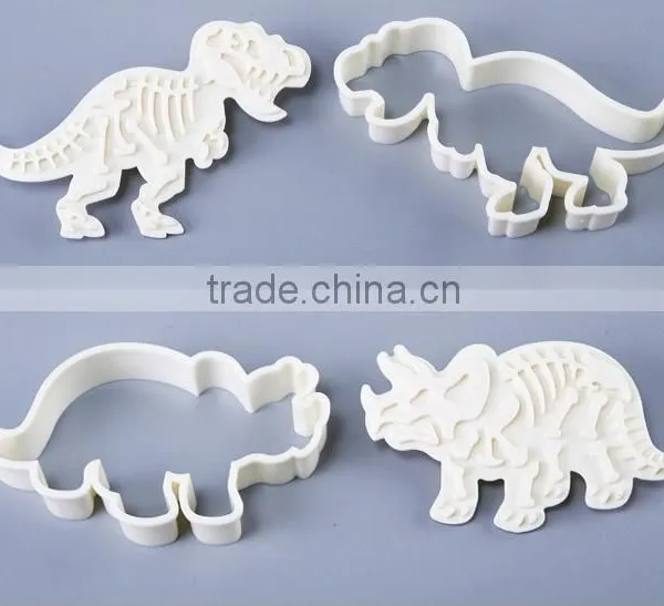 Wholesale Dinosaur Custom Cookie Biscuit Baking Plastic Mold photo-5
