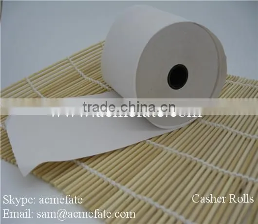 Cash Register Paper Logo Printed Pos Atm Machine Paper Roll 80x80 photo-2